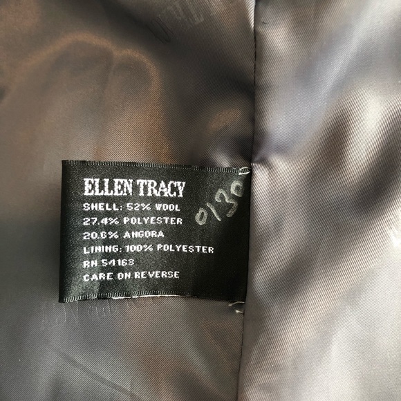 Ellen Tracy Grey Wool winter Swing Coat❄️ - Picture 7 of 8